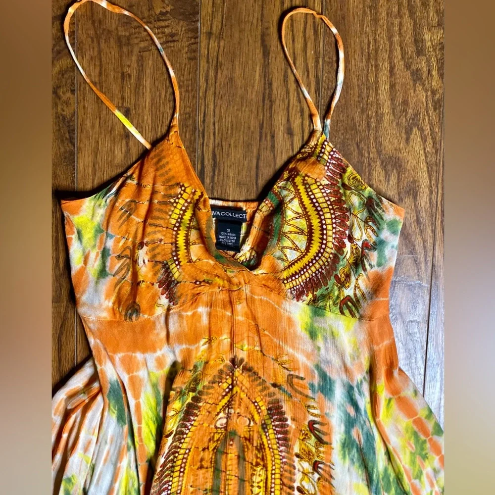 Diva Collection Women’s Spaghetti Strap Dress Sz Small - Picture 4 of 7
